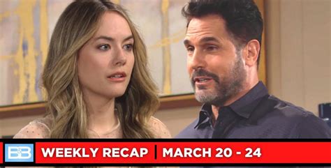 In addition, Eric gave Hope and Thomas his blessing while Bridget and Thorne did their best to keep it together. . Bold beautiful recaps